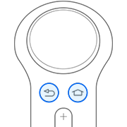 Back and Home buttons on Gear VR controller