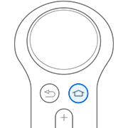 Home button on Gear VR controller