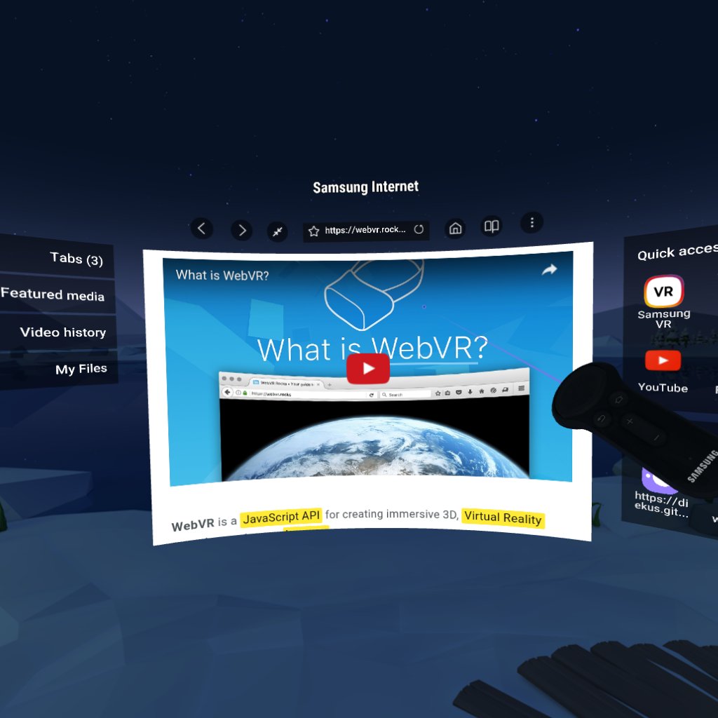 Samsung Internet Browser for Gear VR